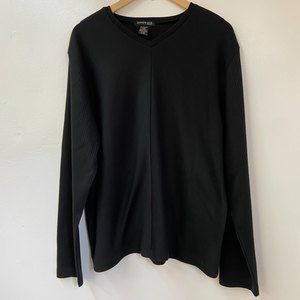 Kenneth Cole Black Long Sleeve Top - Size XL